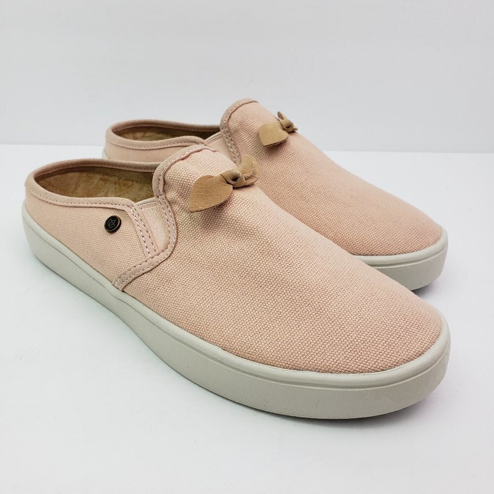 Spenco Andrey Womens Size 7 Pale Blush Pink Orthotic Comfort Slip On Mule Shoes